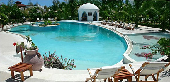 La bella piscina del sun palm