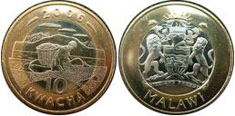 Moneta 2006 del Malawi, 10 Kwacha